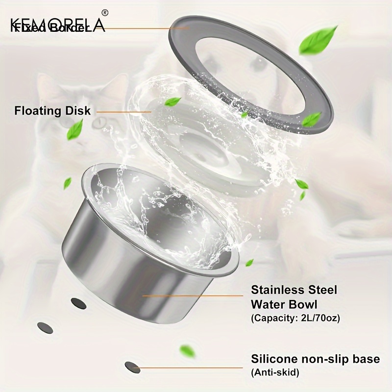 Stainless Steel Dog Water Bowl - Slow Feeder Dog Bowl ulasan dan harga
