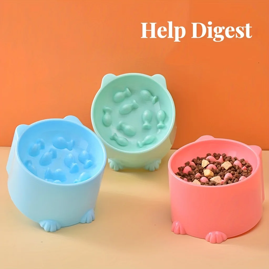 Cat Food Bowl, Rice Bowl, Slow - Slow Feeder Dog Bowl ulasan dan harga