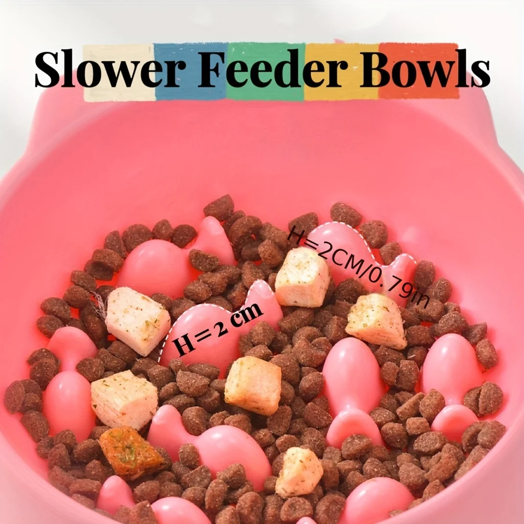 Cat Food Bowl, Rice Bowl, Slow - Slow Feeder Dog Bowl ulasan dan harga