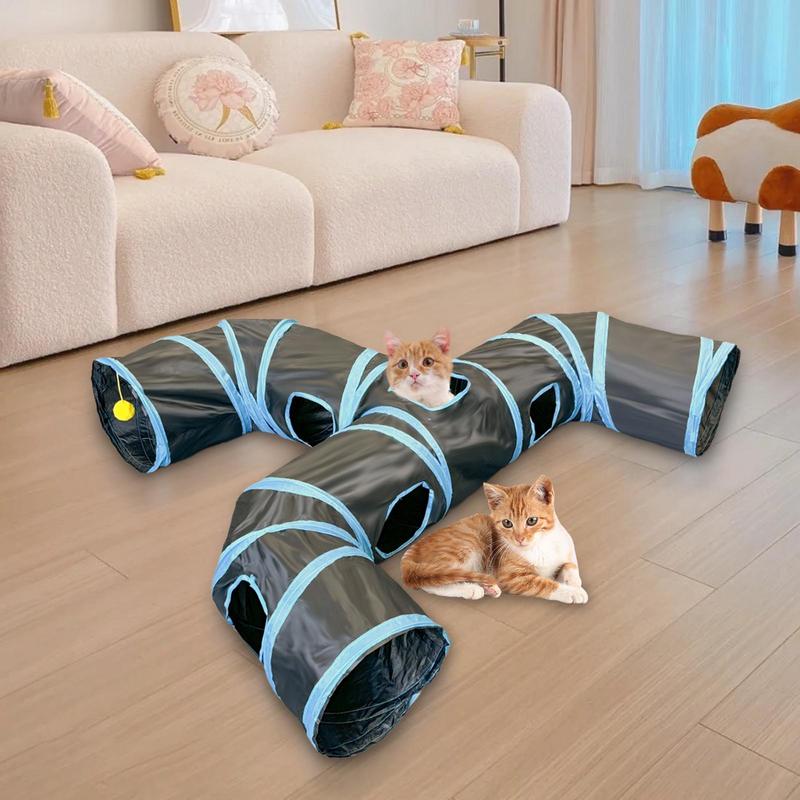 Cat Toy Tunnel Indoor Cat Hide - Interactive Cat Toy ulasan dan harga