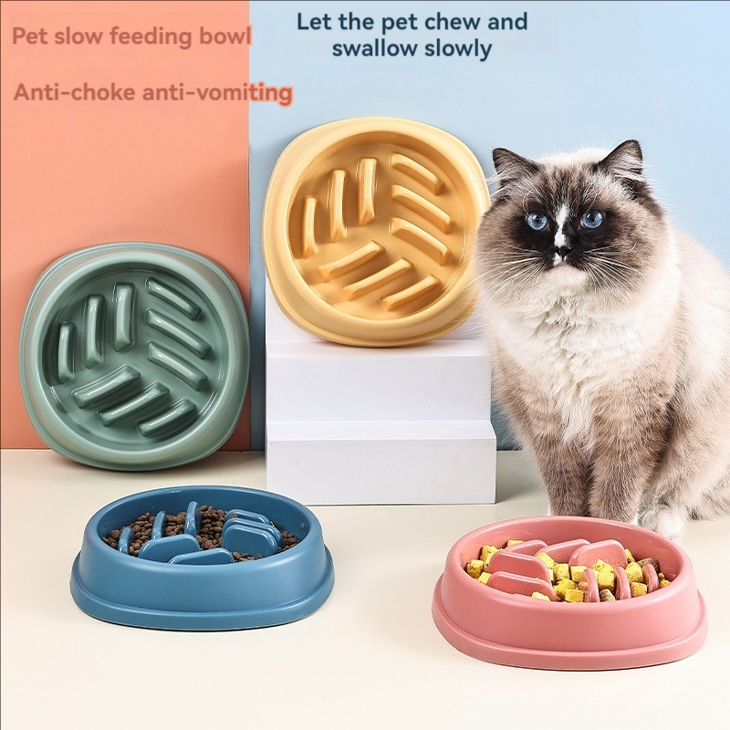 Pet Supplies Dogs and Cats Slo - Slow Feeder Dog Bowl ulasan dan harga