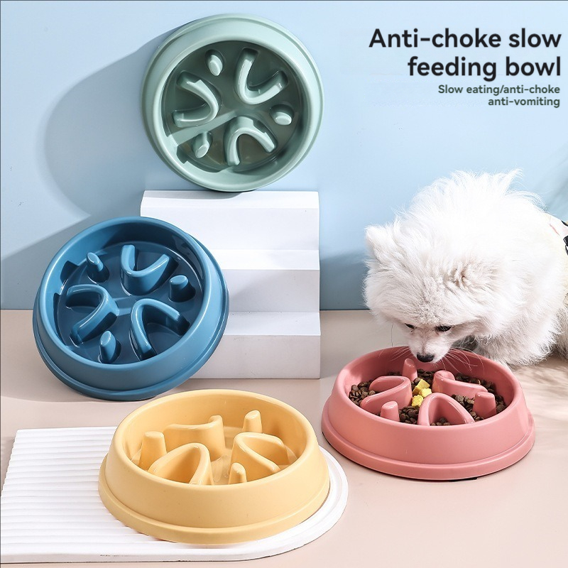 Pet Supplies Dogs and Cats Slo - Slow Feeder Dog Bowl ulasan dan harga