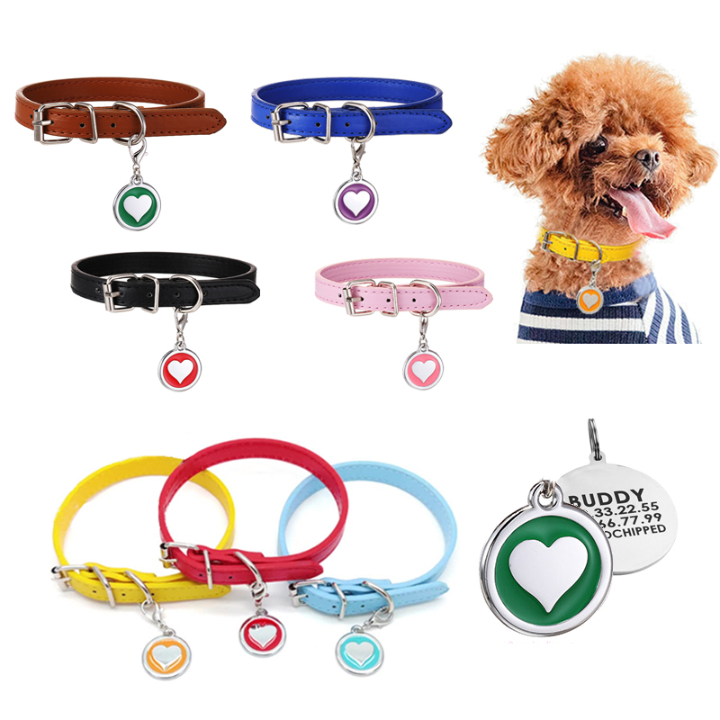 Pet Cat Dog Leather Collar Sta - Pet Supplies Login ulasan dan harga