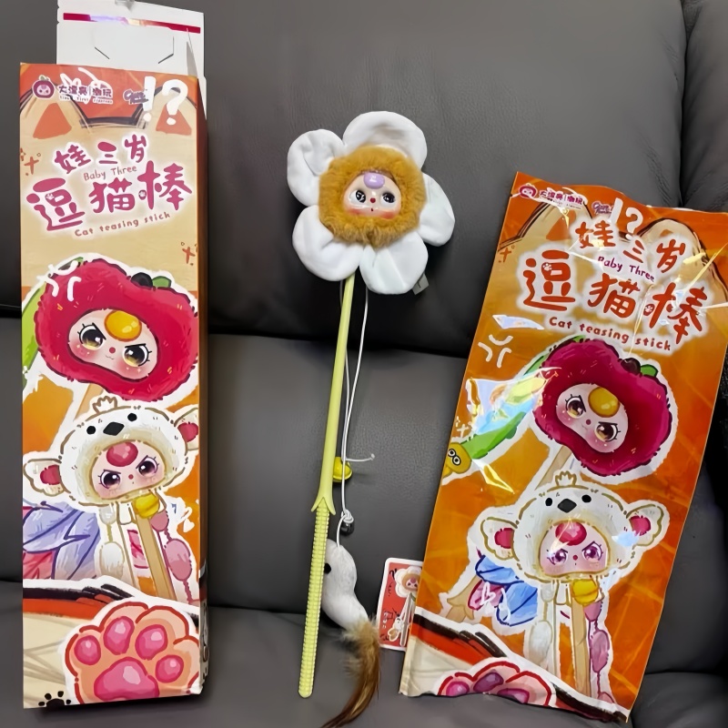 New Baby Three Cat Teasing Sti - Interactive Cat Toy ulasan dan harga