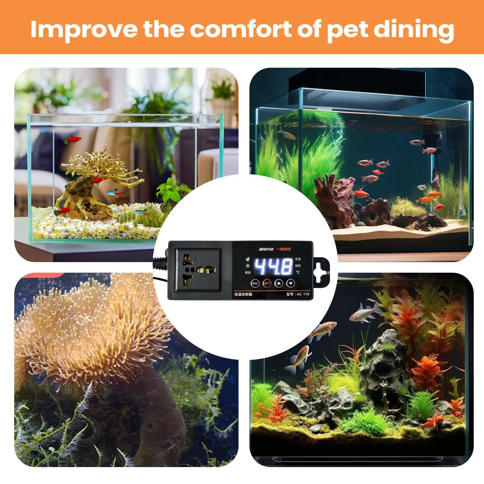 Thermostat For Reptile Tank LE - Pet Supplies Uk ulasan dan harga
