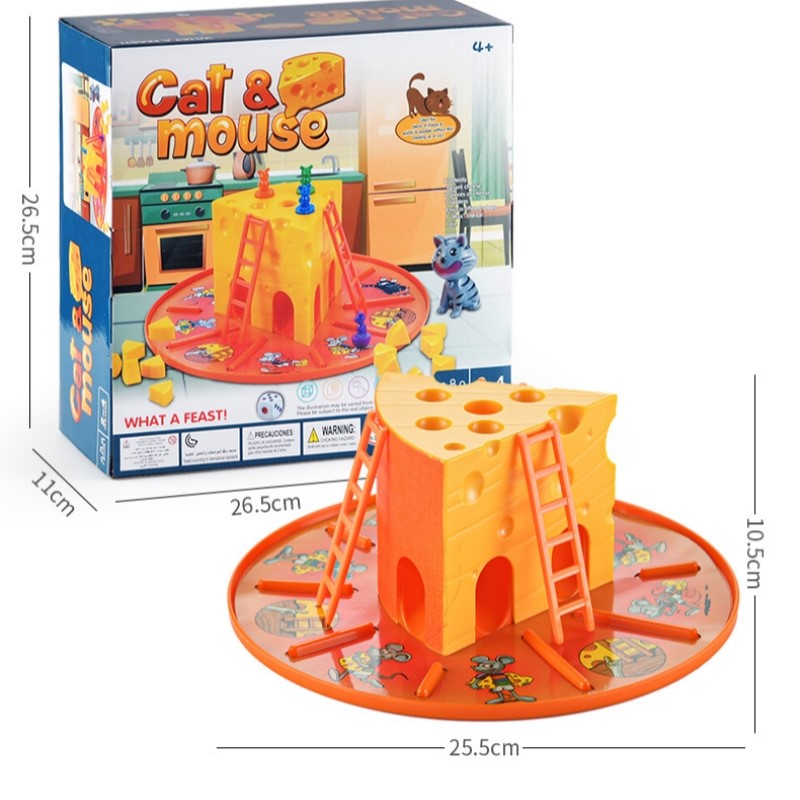 Cat and Mouse Cake Cheese Boar - Interactive Cat Toy ulasan dan harga