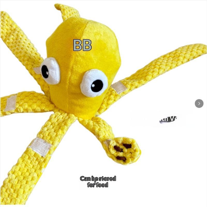Octopus Squeaky Pet Toy Odor-F - Interactive Cat Toy ulasan dan harga