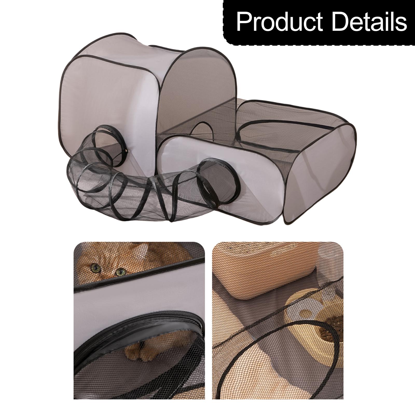 Cat Tube Tunnel Cage House Fol - Interactive Cat Toy ulasan dan harga