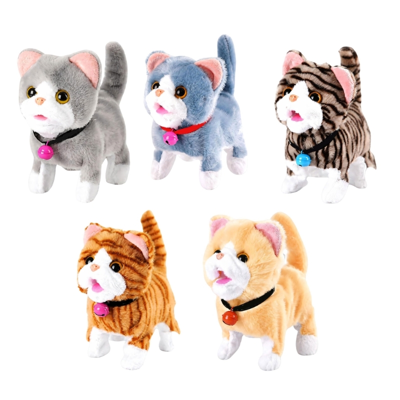 Electric Walking Plush Cats To - Interactive Cat Toy ulasan dan harga