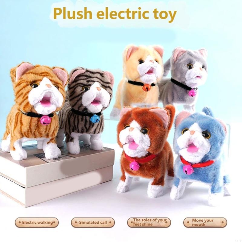 Electric Walking Plush Cats To - Interactive Cat Toy ulasan dan harga