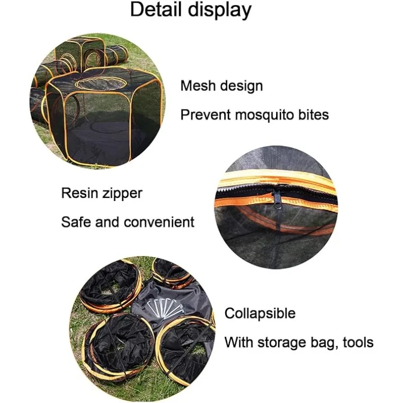 6-in-1 Tent Cat Enclosures wit - Interactive Cat Toy ulasan dan harga