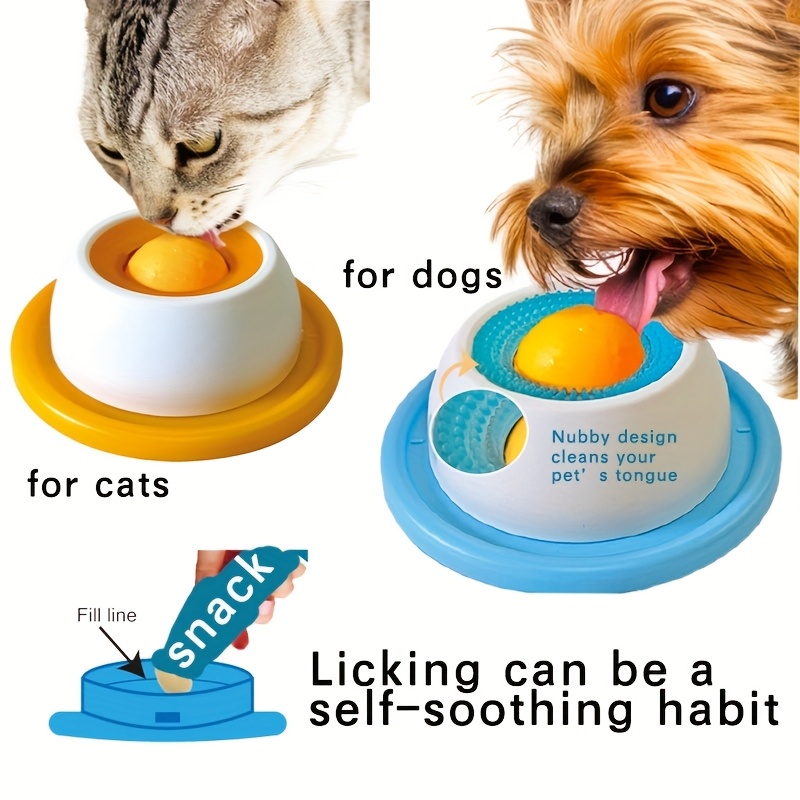 Pet Lick Mat Yogurt Licking Pl - Slow Feeder Dog Bowl ulasan dan harga