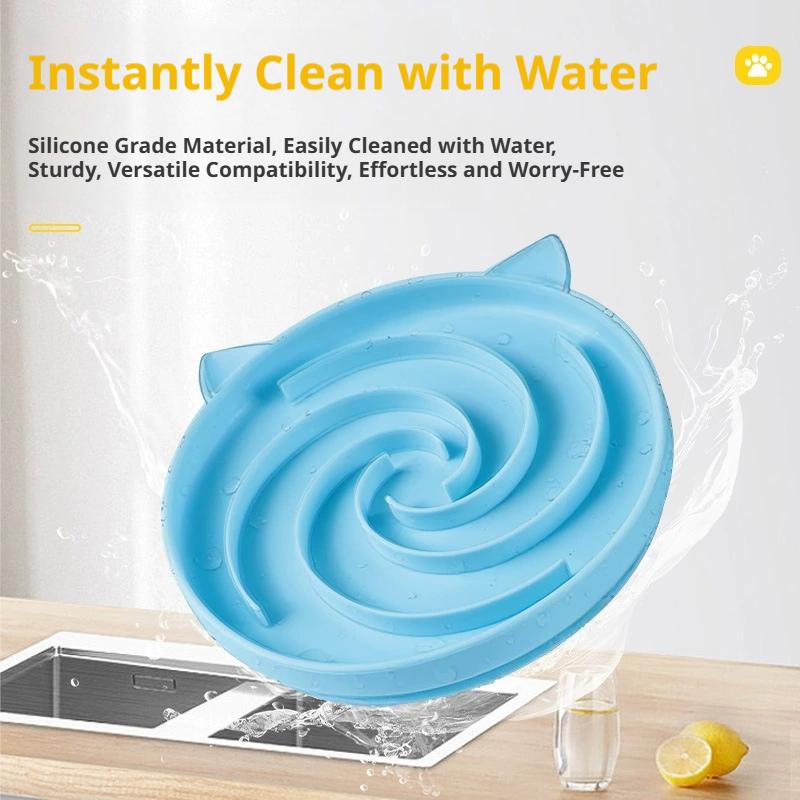 Cute Pet Slow Feeder Bowl Prev - Slow Feeder Dog Bowl ulasan dan harga