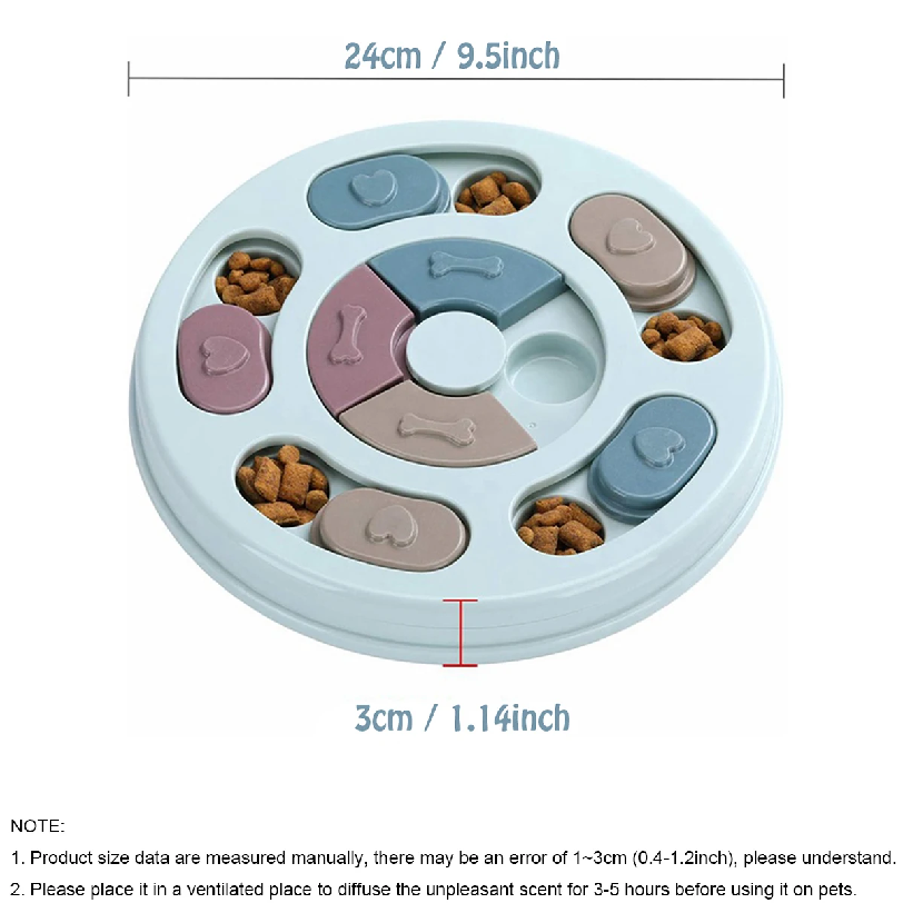 Dog Food Hiding Bowl, Slow Foo - Slow Feeder Dog Bowl ulasan dan harga