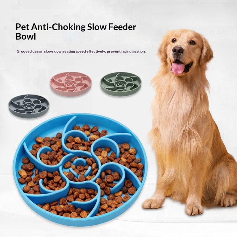 Silicone sloweating bowl anti- - Slow Feeder Dog Bowl ulasan dan harga