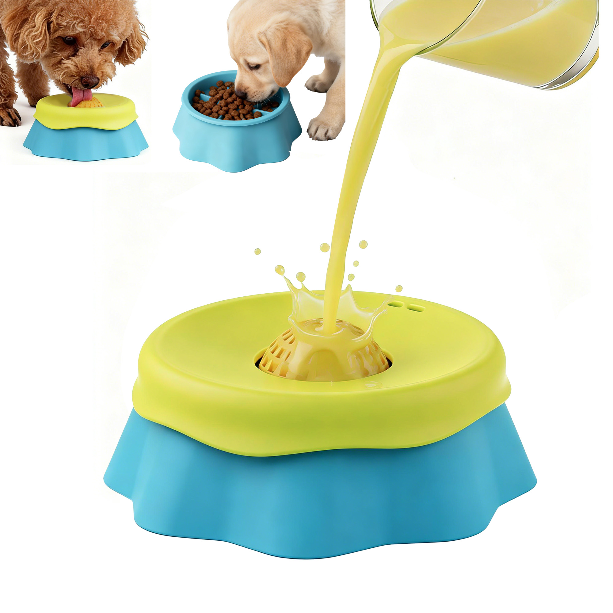 Dog Lick Bowl Slow Feeder Dog  - Slow Feeder Dog Bowl ulasan dan harga