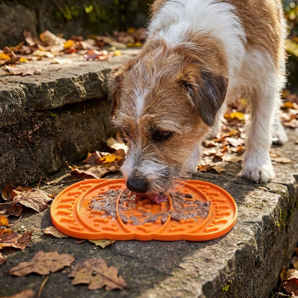 Anti-Choking Pumpkin-shaped Pe - Slow Feeder Dog Bowl ulasan dan harga