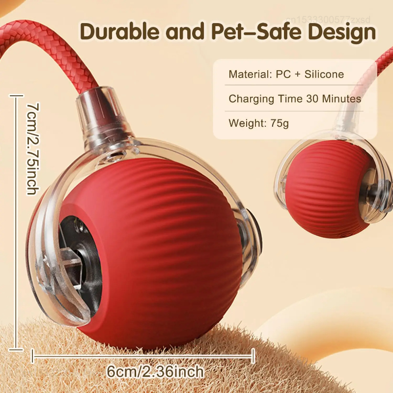 Cat Interactive Ball Toy Autom - Interactive Cat Toy ulasan dan harga