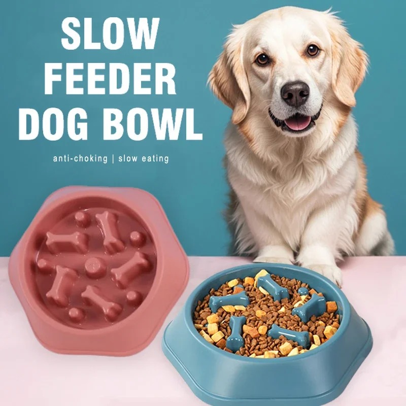 1Pc Slow Feeder Dog Bowl Anti- - Slow Feeder Dog Bowl ulasan dan harga