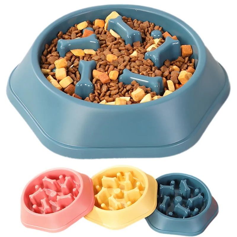 1Pc Slow Feeder Dog Bowl Anti- - Slow Feeder Dog Bowl ulasan dan harga