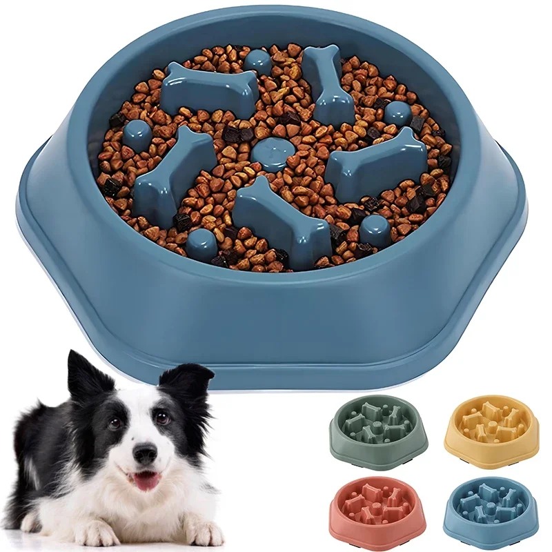 1Pc Slow Feeder Dog Bowl Anti- - Slow Feeder Dog Bowl ulasan dan harga
