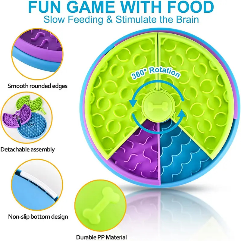 Dog Puzzle Slow Feeder Interac - Slow Feeder Dog Bowl ulasan dan harga